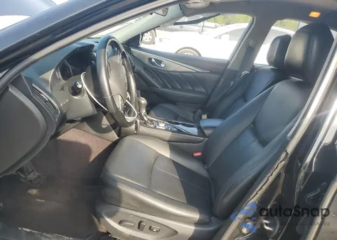 2014 Infiniti Q50 Hybrid Premium z USA, uszkodzony, nr VIN JN1AV7AP7EM690200